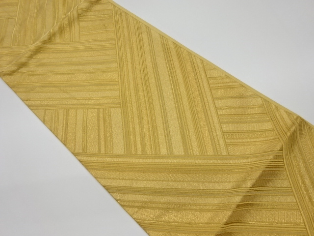 JAPANESE KIMONO / VINTAGE FUKURO OBI / WOVEN STRIPES